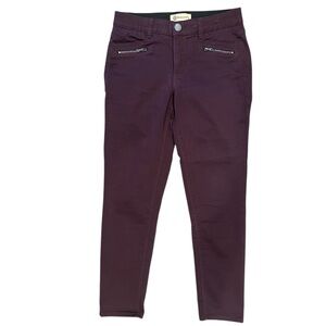 Democracy Jeans AB Technology Women’s Size 8 Purple Canvas Stretch Skinny